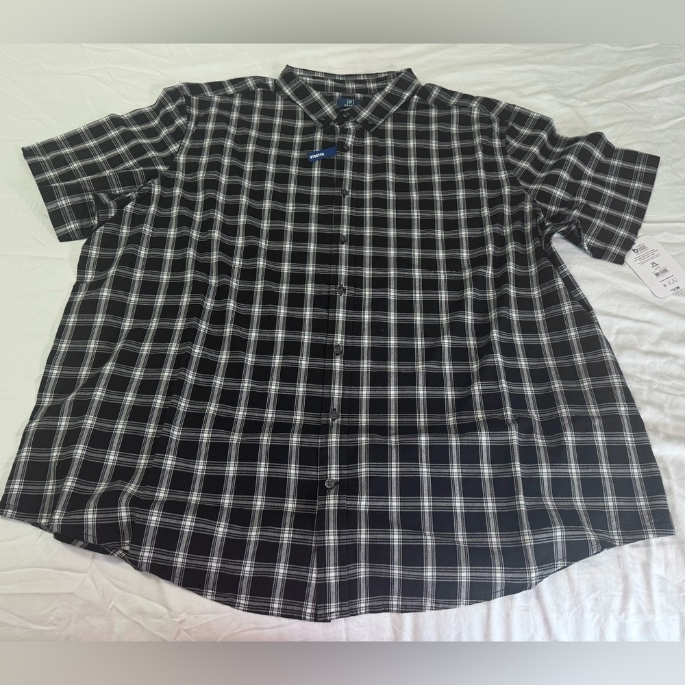 Lot of 3 Men’s 3XL Shirts 2 Chaps Golf Polos & 1 George Short Sleeve Button Up - Picture 2 of 16
